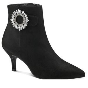 Charter Club Crafta Elegant Evening Booties Women's Shoes Size 7.5 Black New